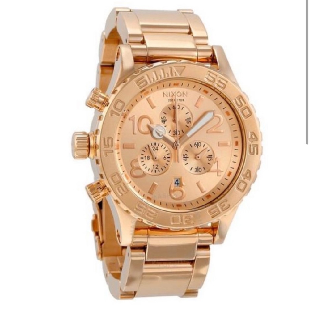 Nixon 42-20 Chrono Rose Gold